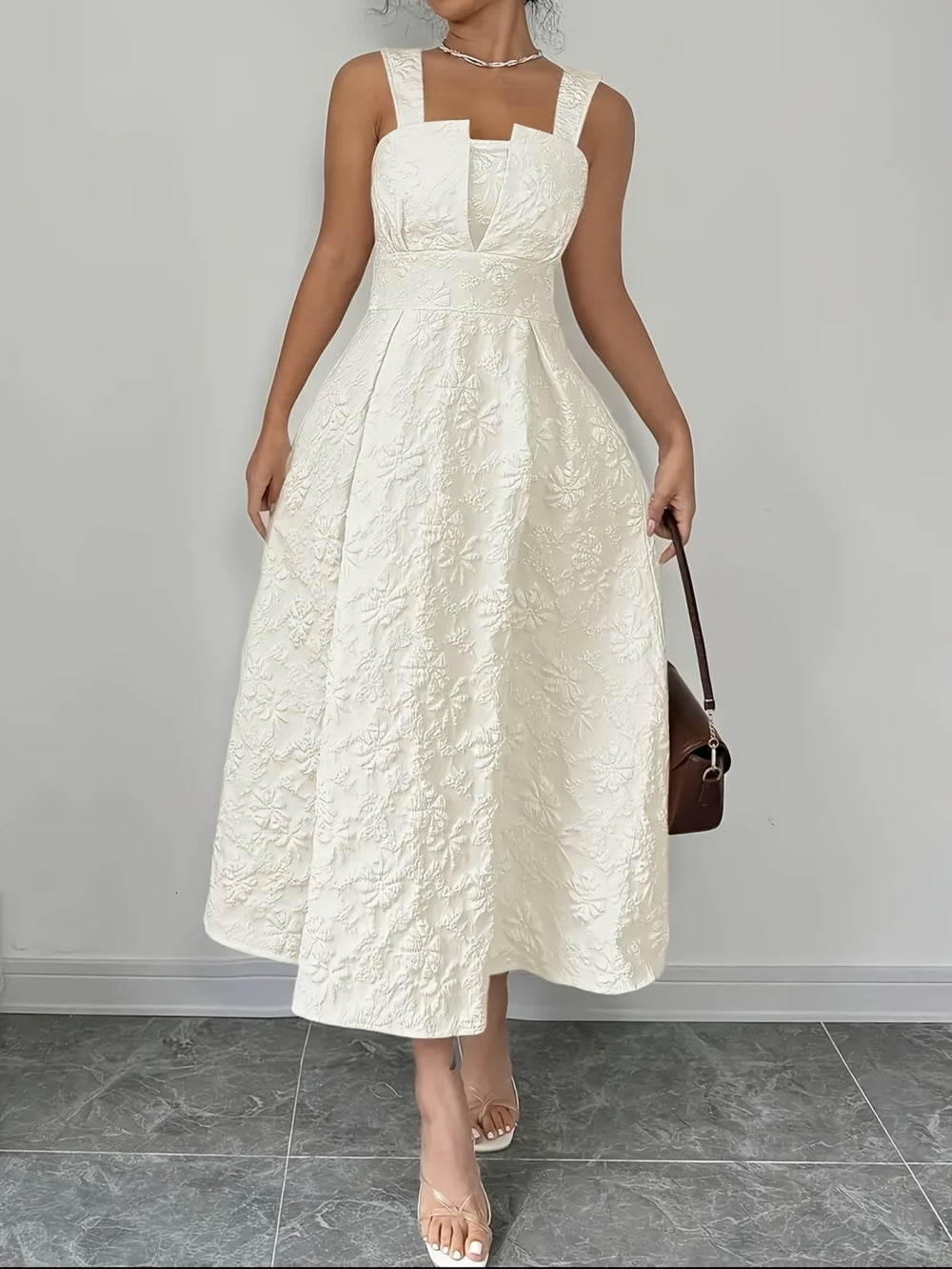 A-Lijn Jurk – Off-Shoulder & Lichtgewicht Materiaal