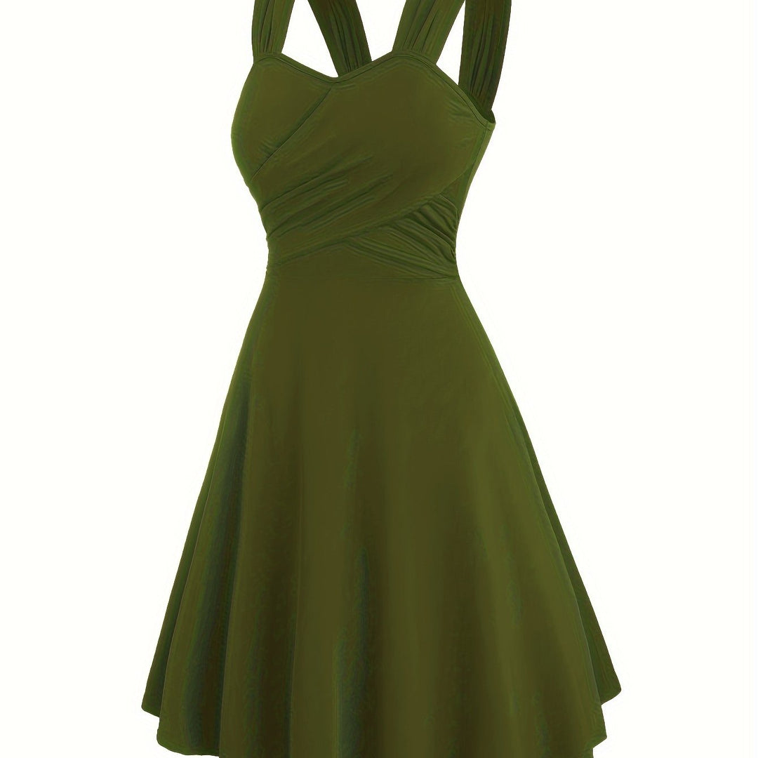 A-line Jurk – Gerimpelde Details & Flexibele Vorm