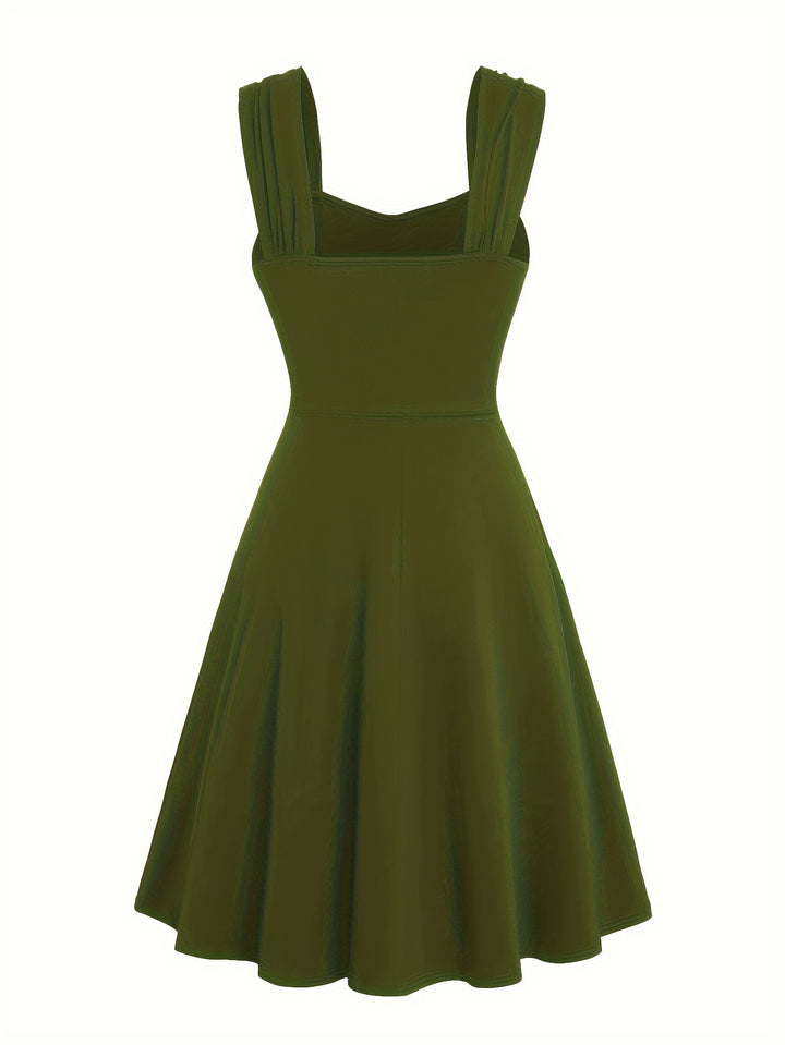 A-line Jurk – Gerimpelde Details & Flexibele Vorm