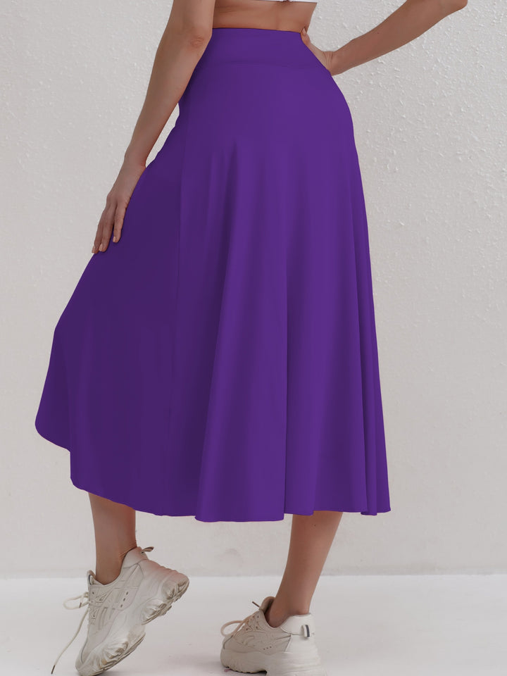Athletic Rok – Asymmetrische Split & Hoge Taille Pasvorm