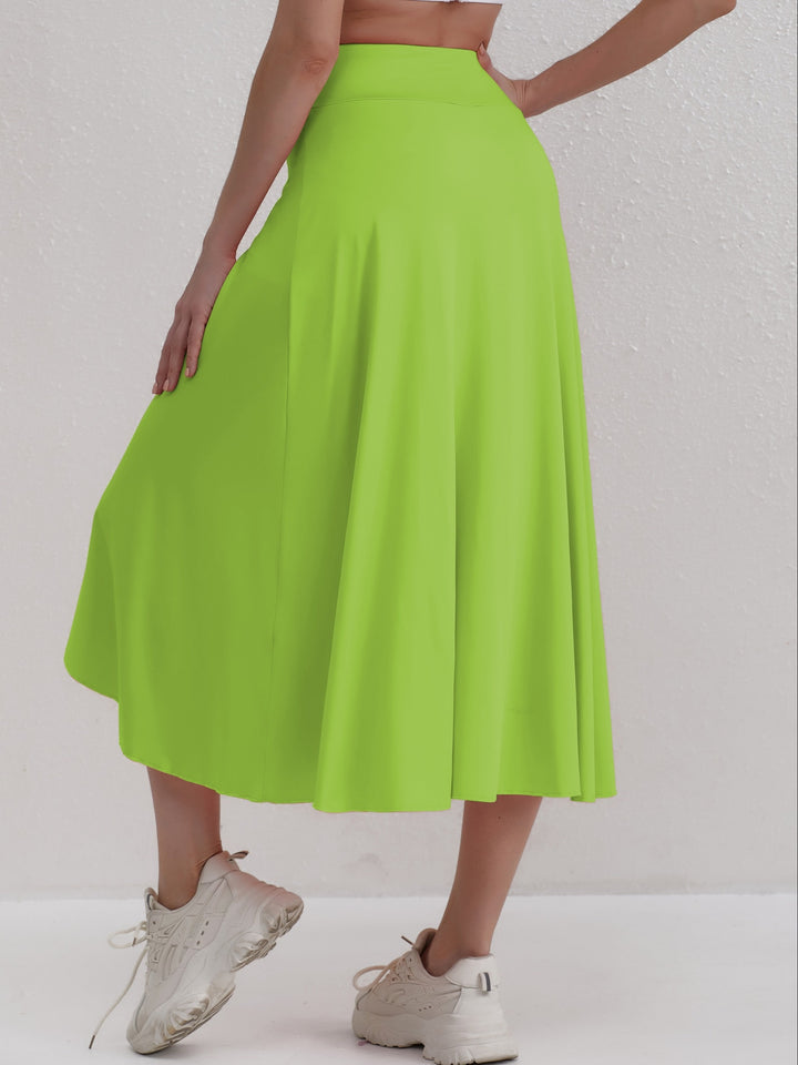 Athletic Rok – Asymmetrische Split & Hoge Taille Pasvorm