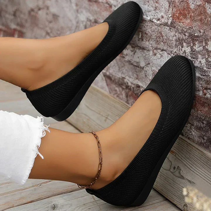 Ballet Flats – Ademend Mesh Bovenwerk & Gewatteerde Binnenzool
