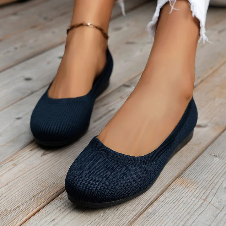 Ballet Flats – Ademend Mesh Bovenwerk & Gewatteerde Binnenzool