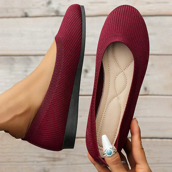 Ballet Flats – Ademend Mesh Bovenwerk & Gewatteerde Binnenzool