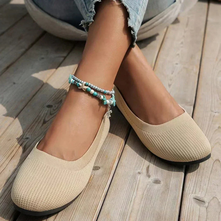 Ballet Flats – Ademend Mesh Bovenwerk & Gewatteerde Binnenzool