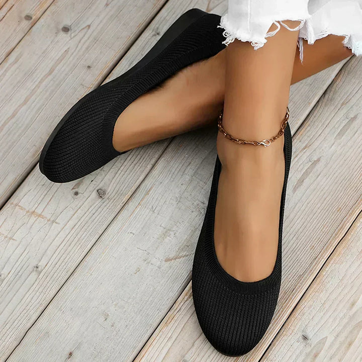 Ballet Flats – Ademend Mesh Bovenwerk & Gewatteerde Binnenzool