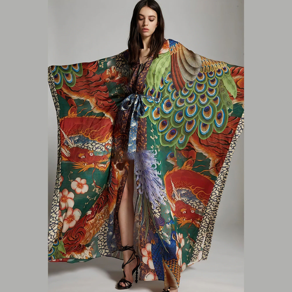 Beach Kimono Cardigan – Lichtgewicht Ontwerp & Ruime Snit