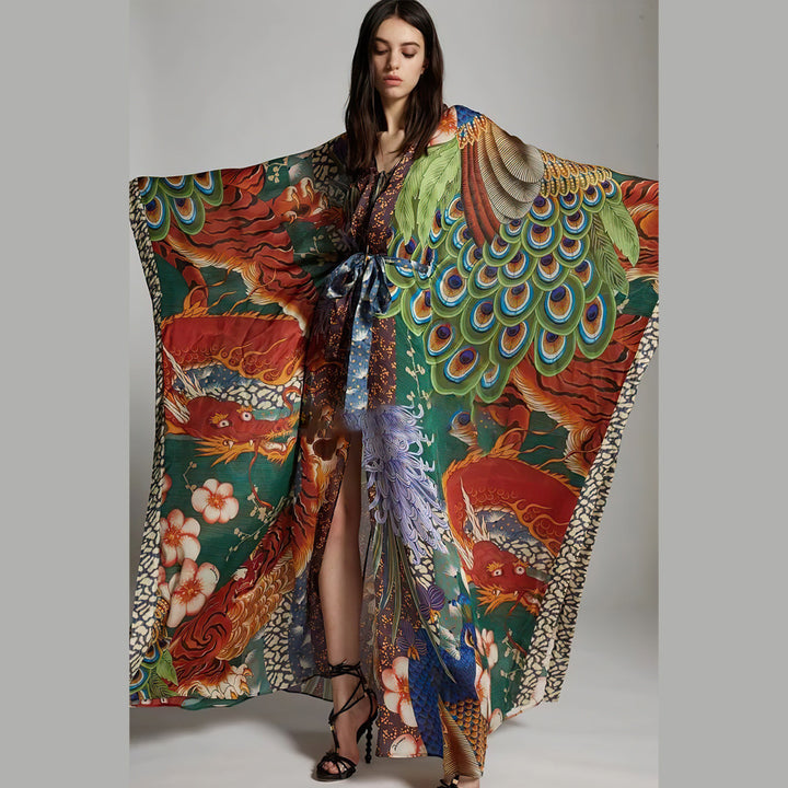 Beach Kimono Cardigan – Lichtgewicht Ontwerp & Ruime Snit