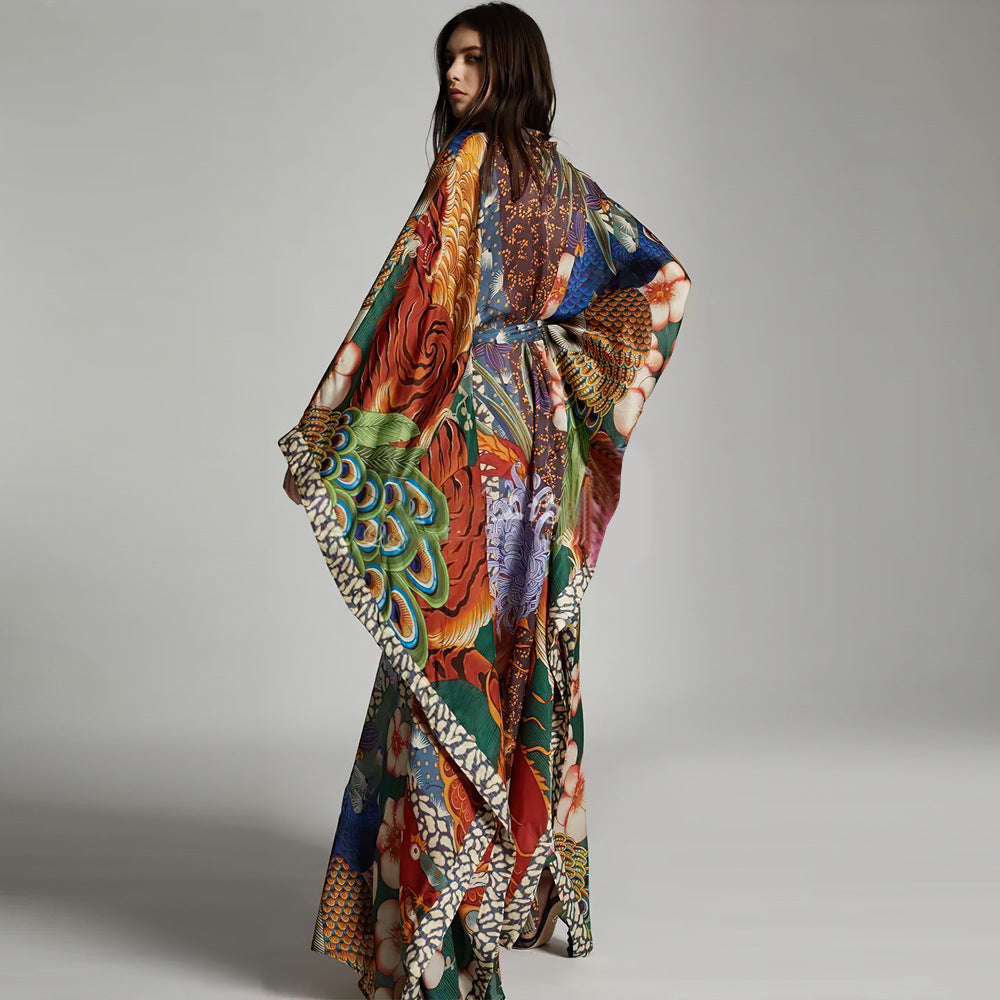 Beach Kimono Cardigan – Lichtgewicht Ontwerp & Ruime Snit