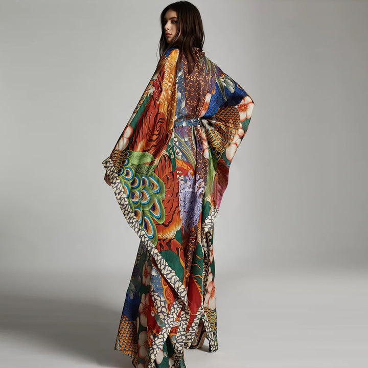 Beach Kimono Cardigan – Lichtgewicht Ontwerp & Ruime Snit