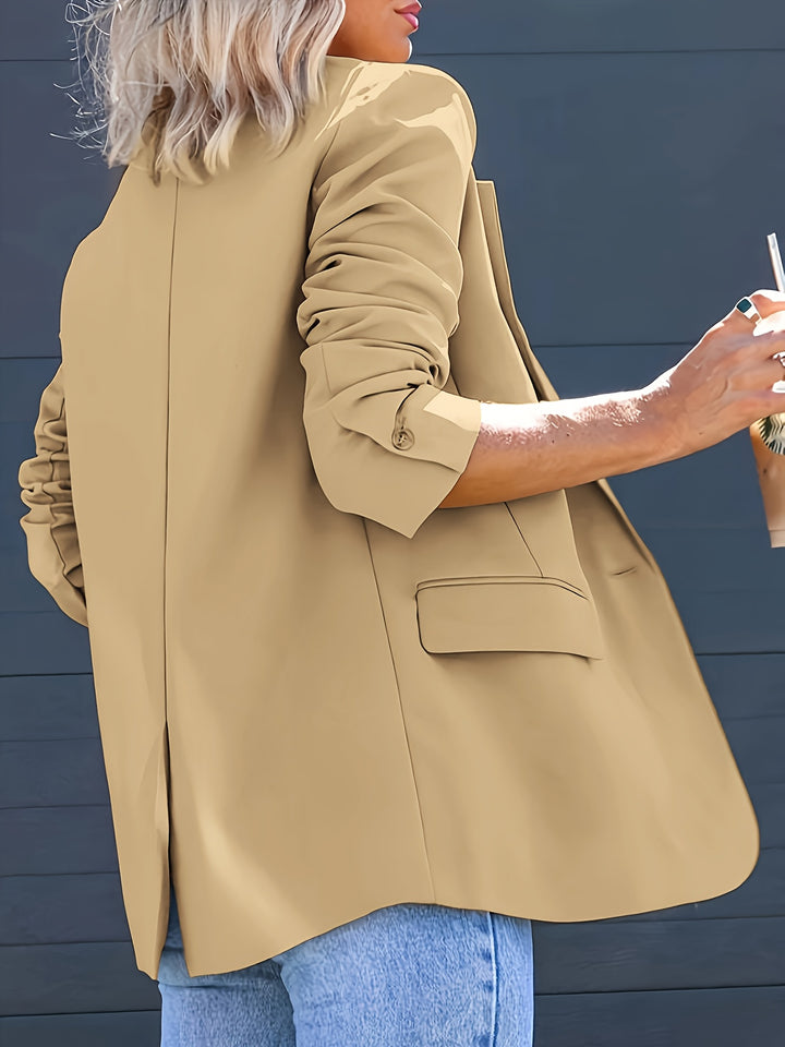 Blazer - H Silhouet En Enkele Knoopsluiting