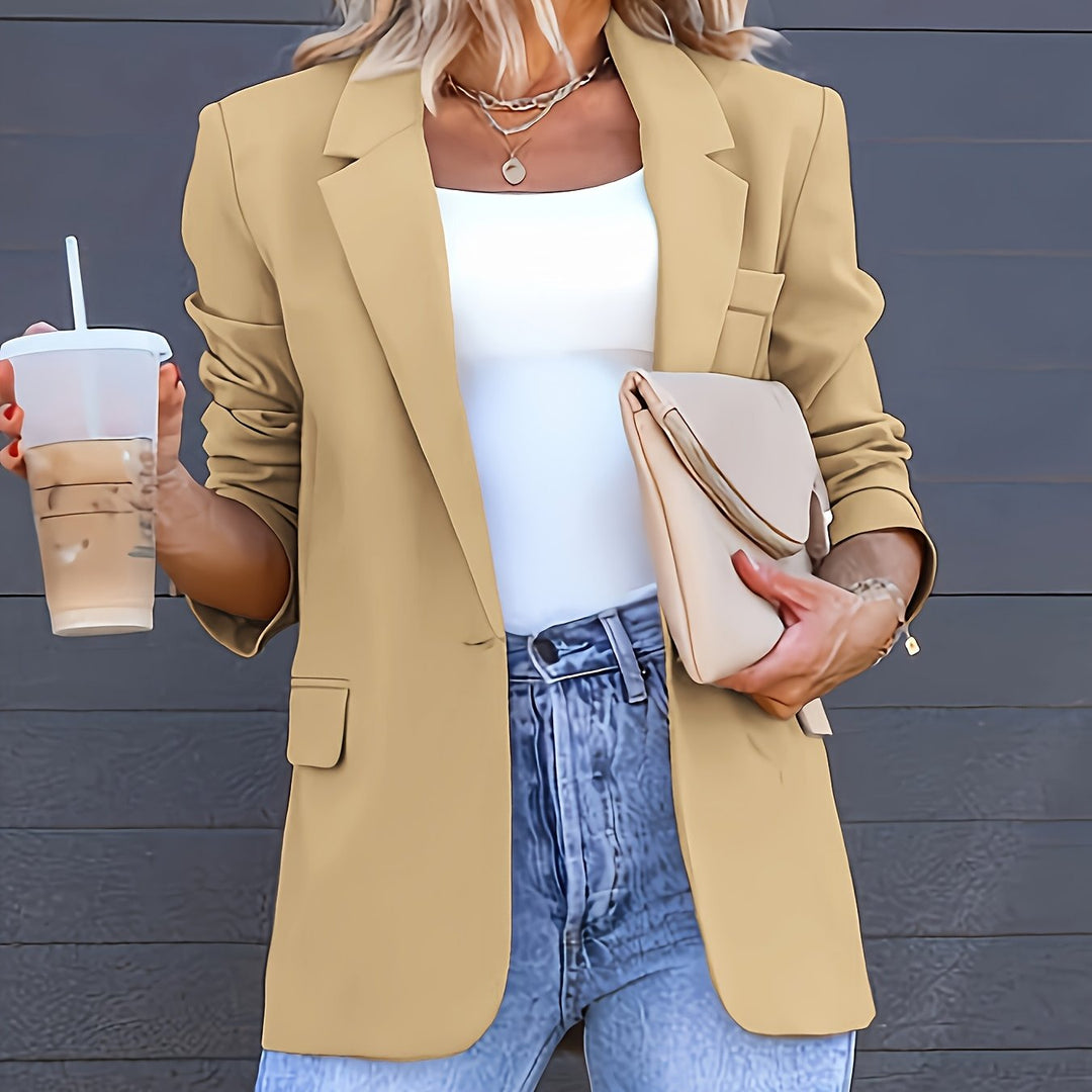 Blazer - H Silhouet En Enkele Knoopsluiting