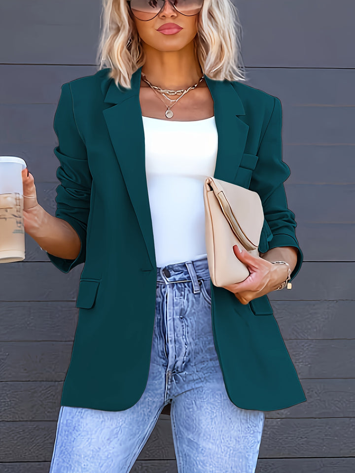 Blazer - H Silhouet En Enkele Knoopsluiting
