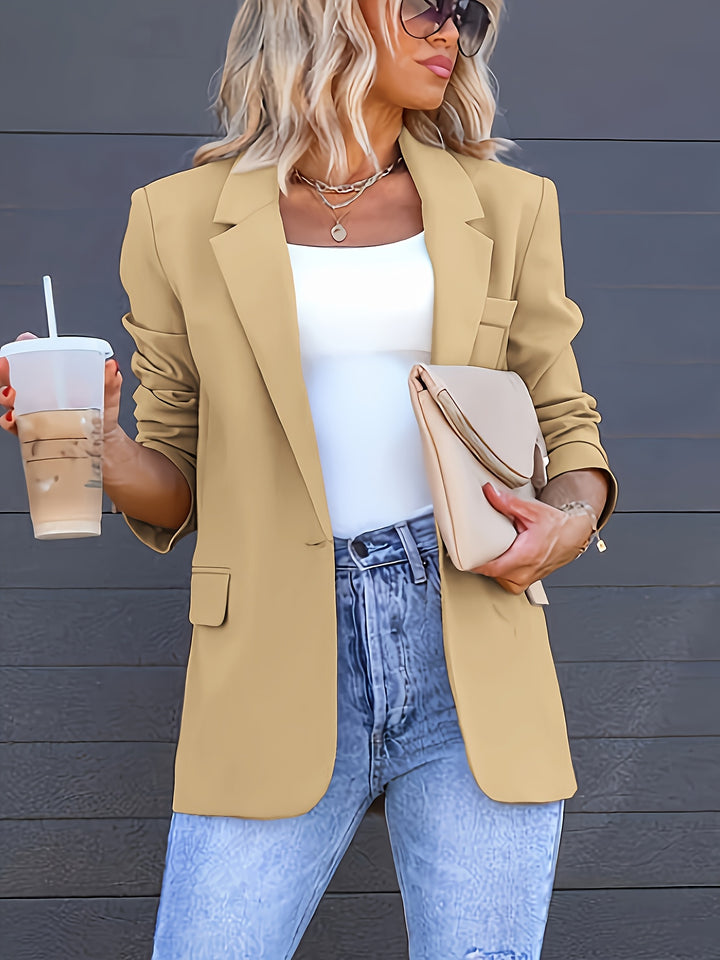 Blazer - H Silhouet En Enkele Knoopsluiting