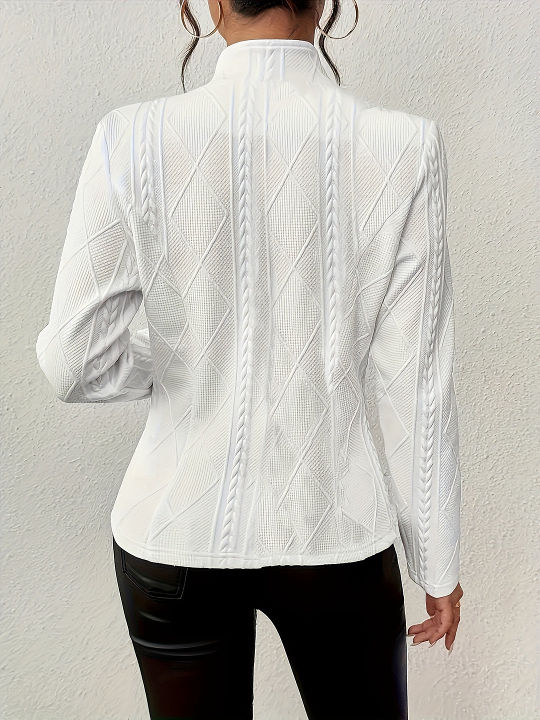 Blazer – Lange Mouwen & Enkele Knoopsluiting