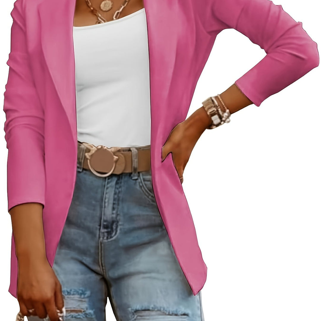 Blazer - Voorsluiting Zonder Knopen & Zacht Stofontwerp