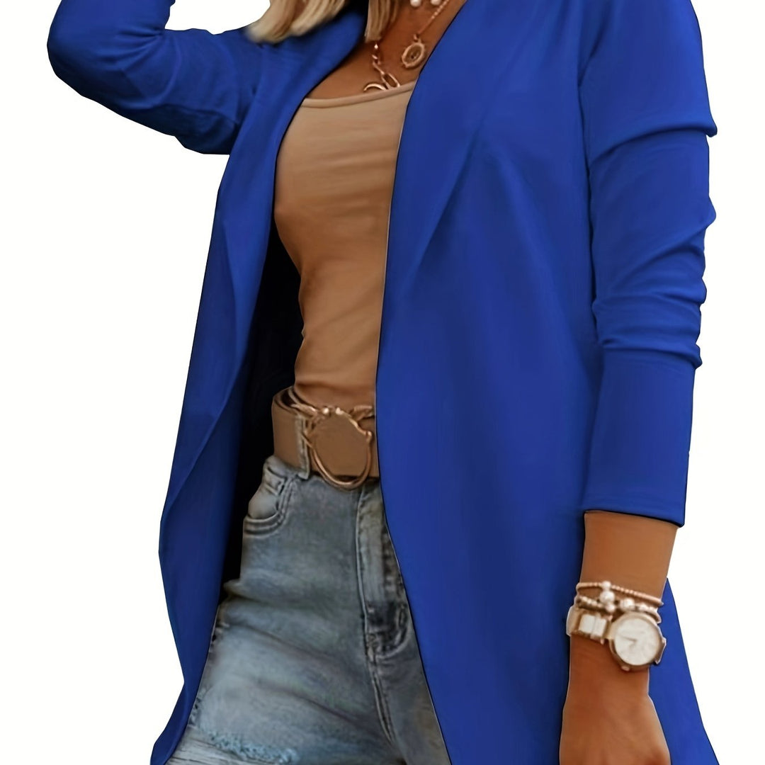 Blazer - Voorsluiting Zonder Knopen & Zacht Stofontwerp