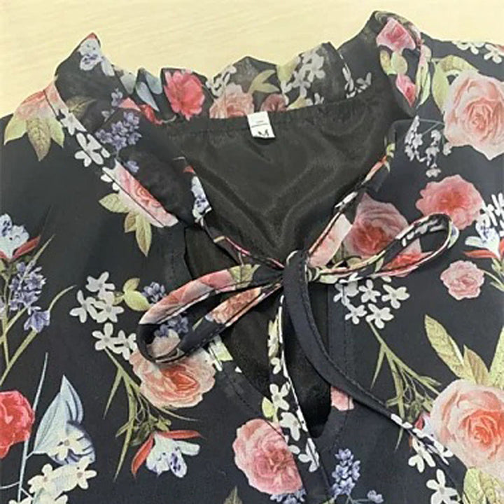 Bloemen Maxi-jurk - Lichtgewicht Stof & Vrije Beweging