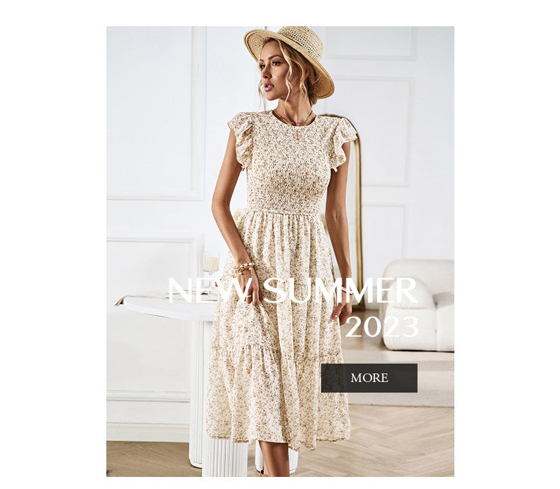 Bloemenjurk – A-Lijn Snit & Ademend Comfort