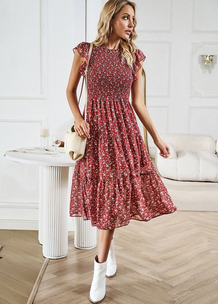 Bloemenjurk – A-Lijn Snit & Ademend Comfort