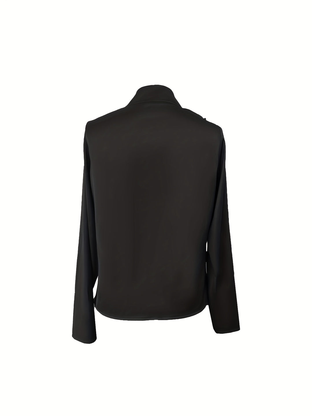Blouse – Geplooide Details & V-Hals Ontwerp