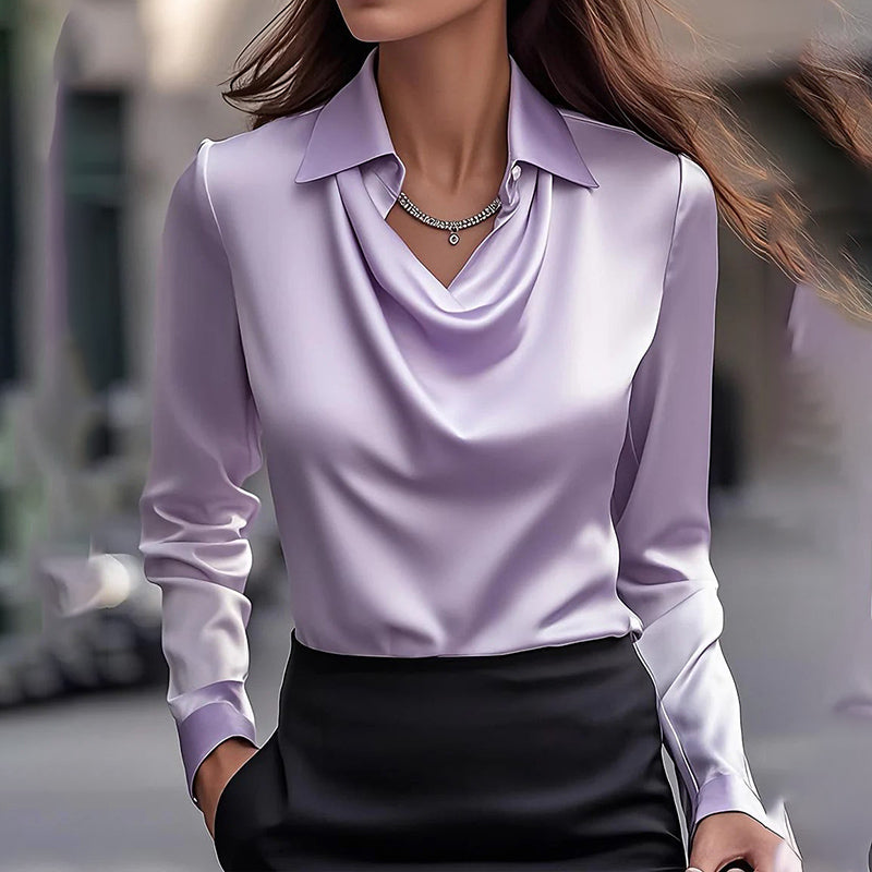 Blouse – Knoopsluiting En Gerimpelde Borst & Flexibele Vorm
