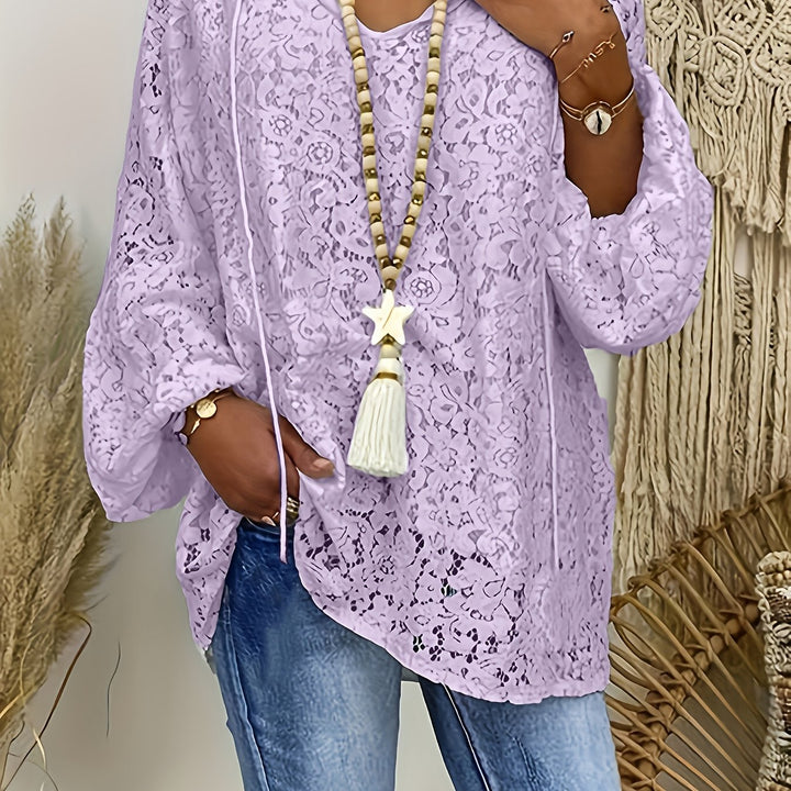 Blouse – Lange Mouwen & Kantdetails