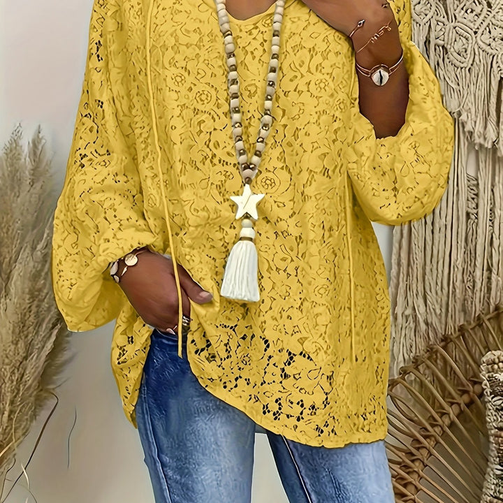 Blouse – Lange Mouwen & Kantdetails