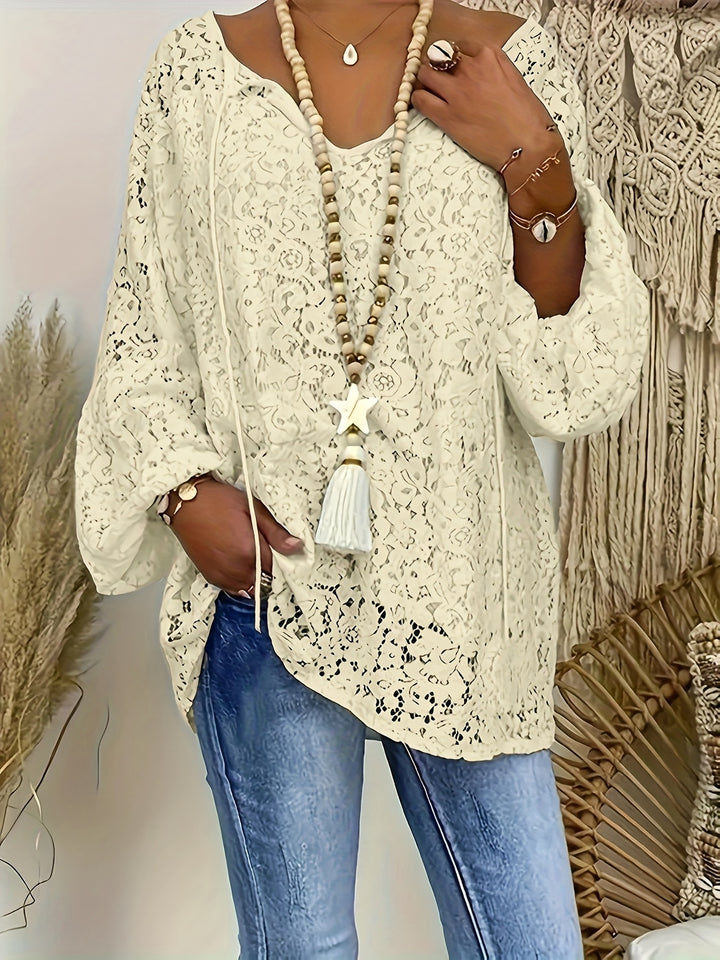 Blouse – Lange Mouwen & Kantdetails