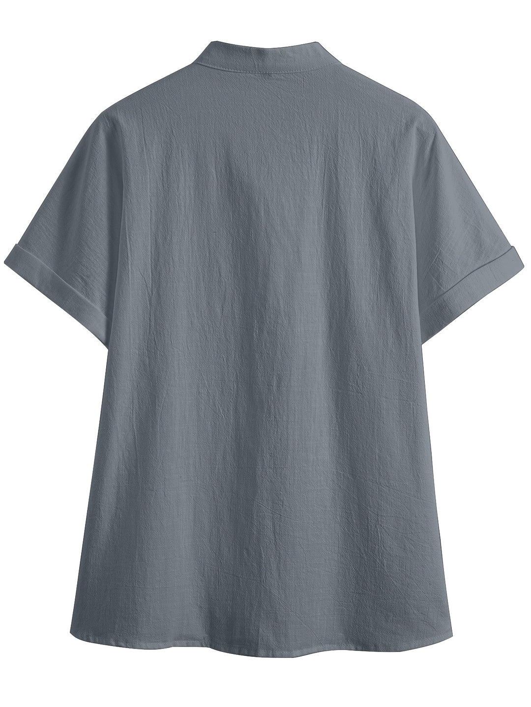 Blouse – Losse Batwing Mouwen & Knoopsluiting
