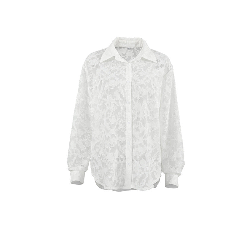 Blouse – Losse Pasvorm & Knoopsluiting voor Comfort