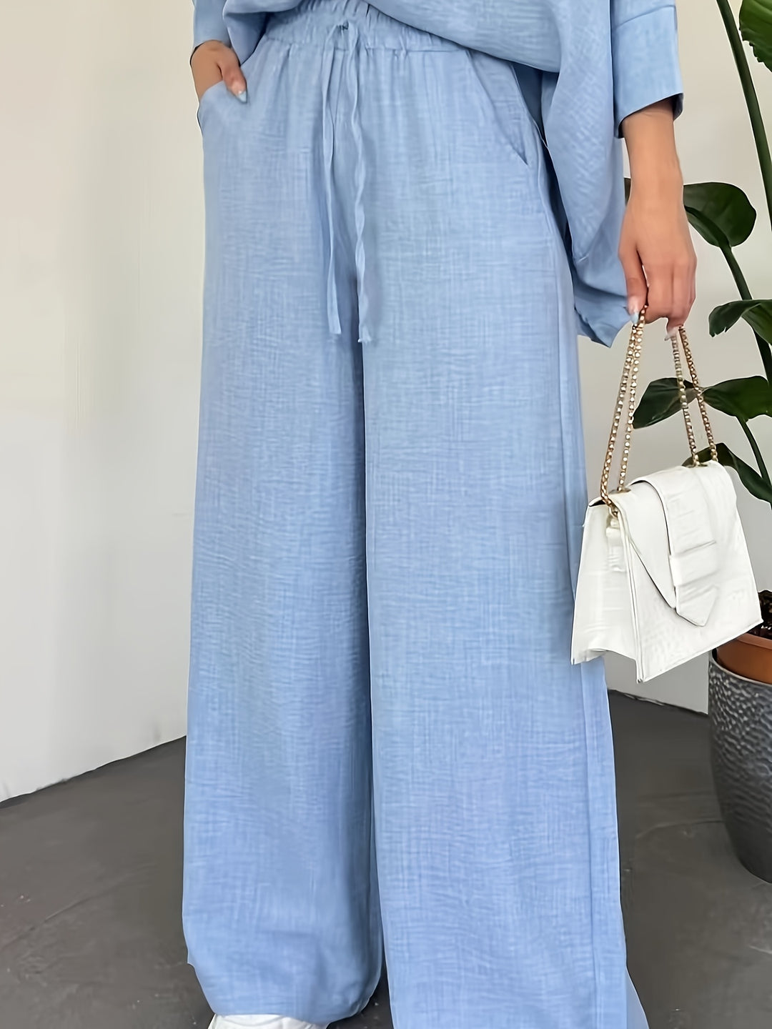 Blouse Set – Batwing Mouwen & Comfortabele Wijde Pasvorm