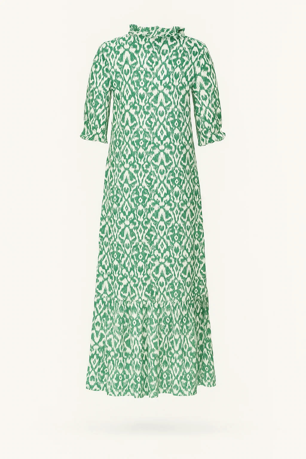 Boho Maxi-jurk - Luchtig Ontwerp met Etnische Print & Lichtgewicht Stof