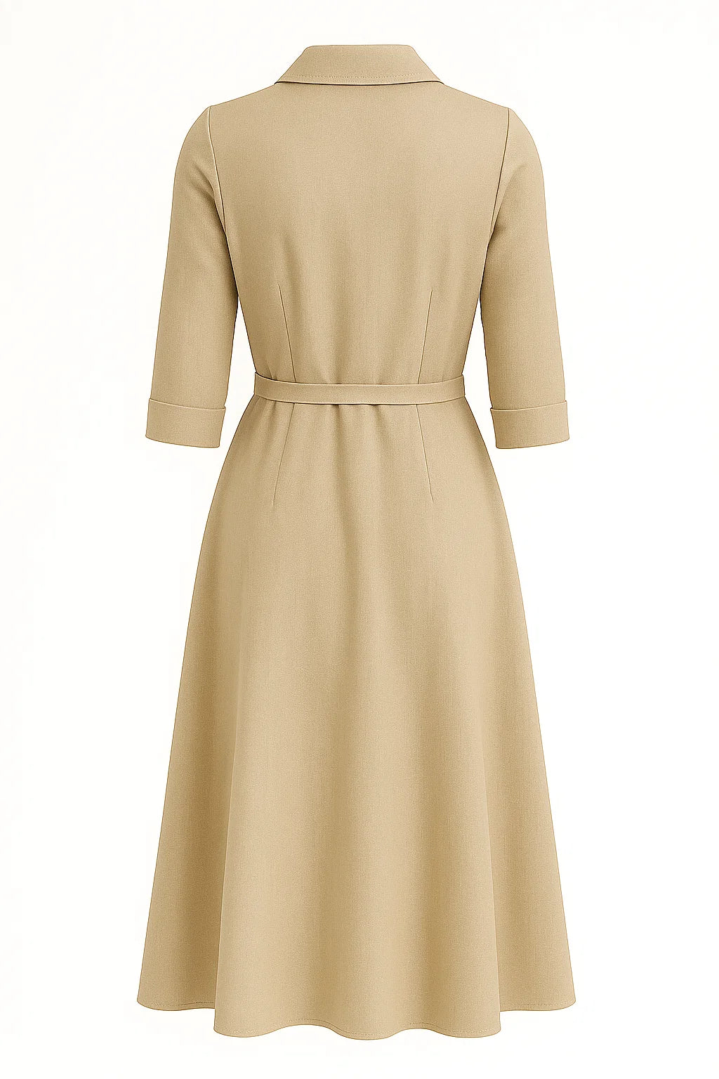 Brianna - Vintage jurk met zakken in botanisch kant