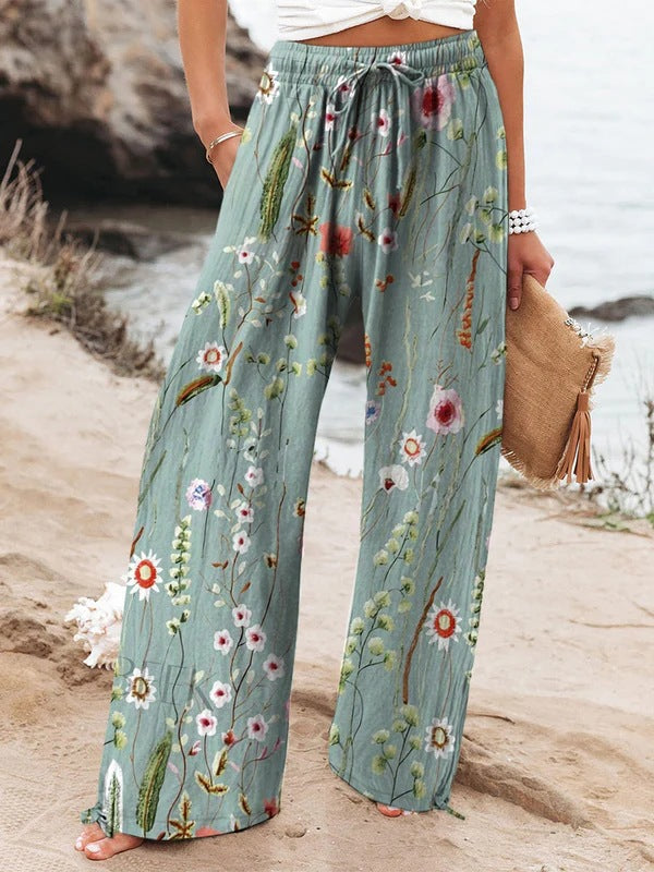 Broek – Elastische Taille & Rechte Pasvorm met Zakken