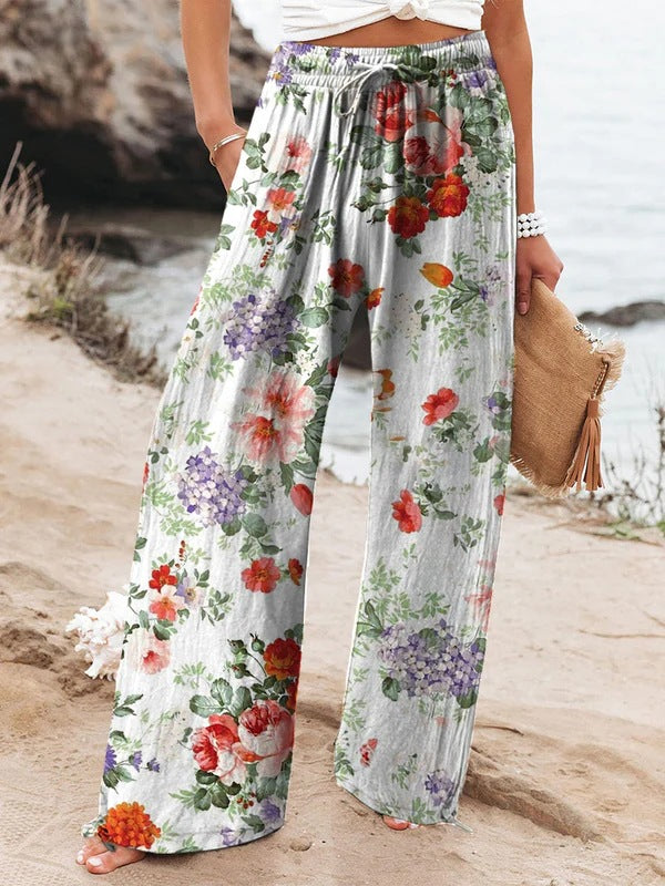 Broek – Elastische Taille & Rechte Pasvorm met Zakken