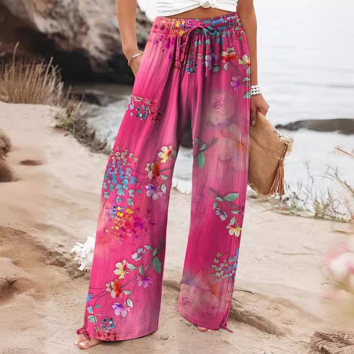 Broek – Elastische Taille & Rechte Pasvorm met Zakken
