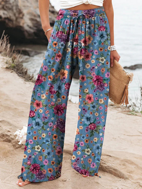 Broek – Elastische Taille & Rechte Pasvorm met Zakken