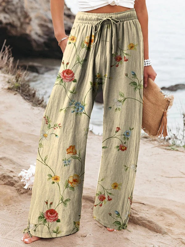 Broek – Elastische Taille & Rechte Pasvorm met Zakken