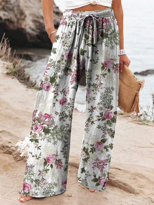 Broek – Elastische Taille & Rechte Pasvorm met Zakken
