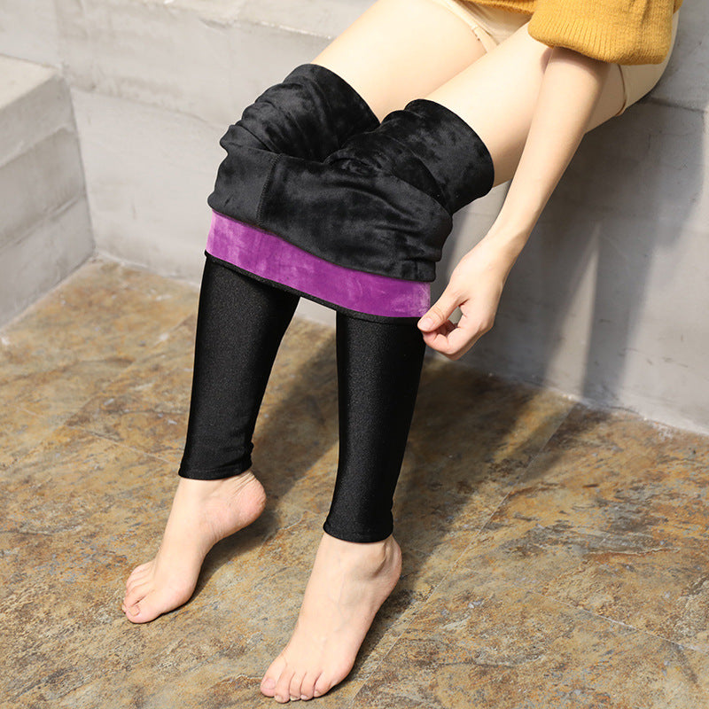 Broek – Glanzende Afwerking & Hoge Taille