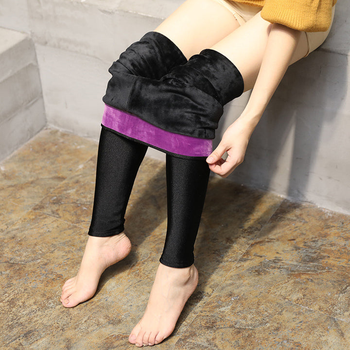 Broek – Glanzende Afwerking & Hoge Taille