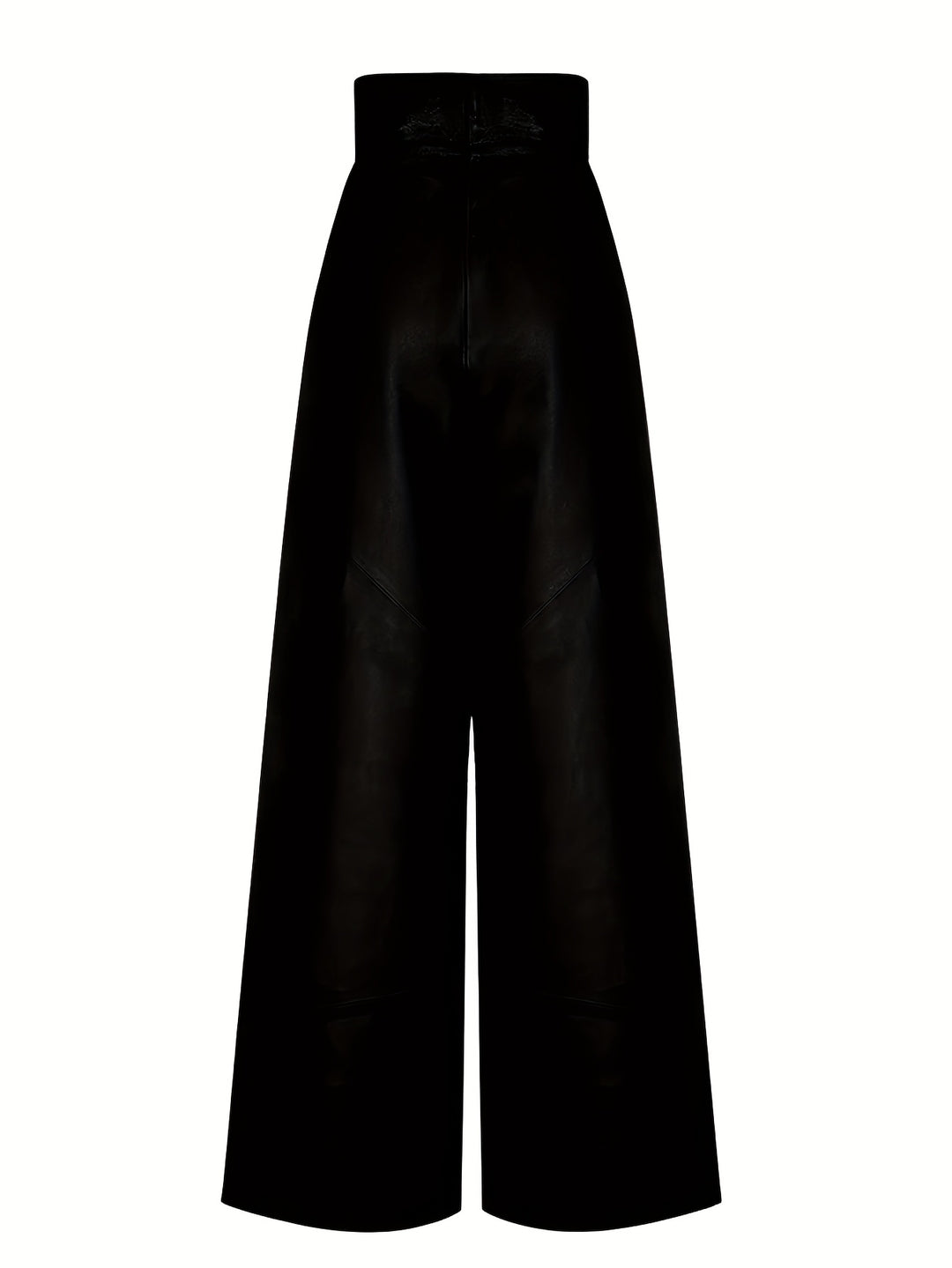 Broek – Hoge Taille En Wijde Pijpen Met Zijzakken En Rits