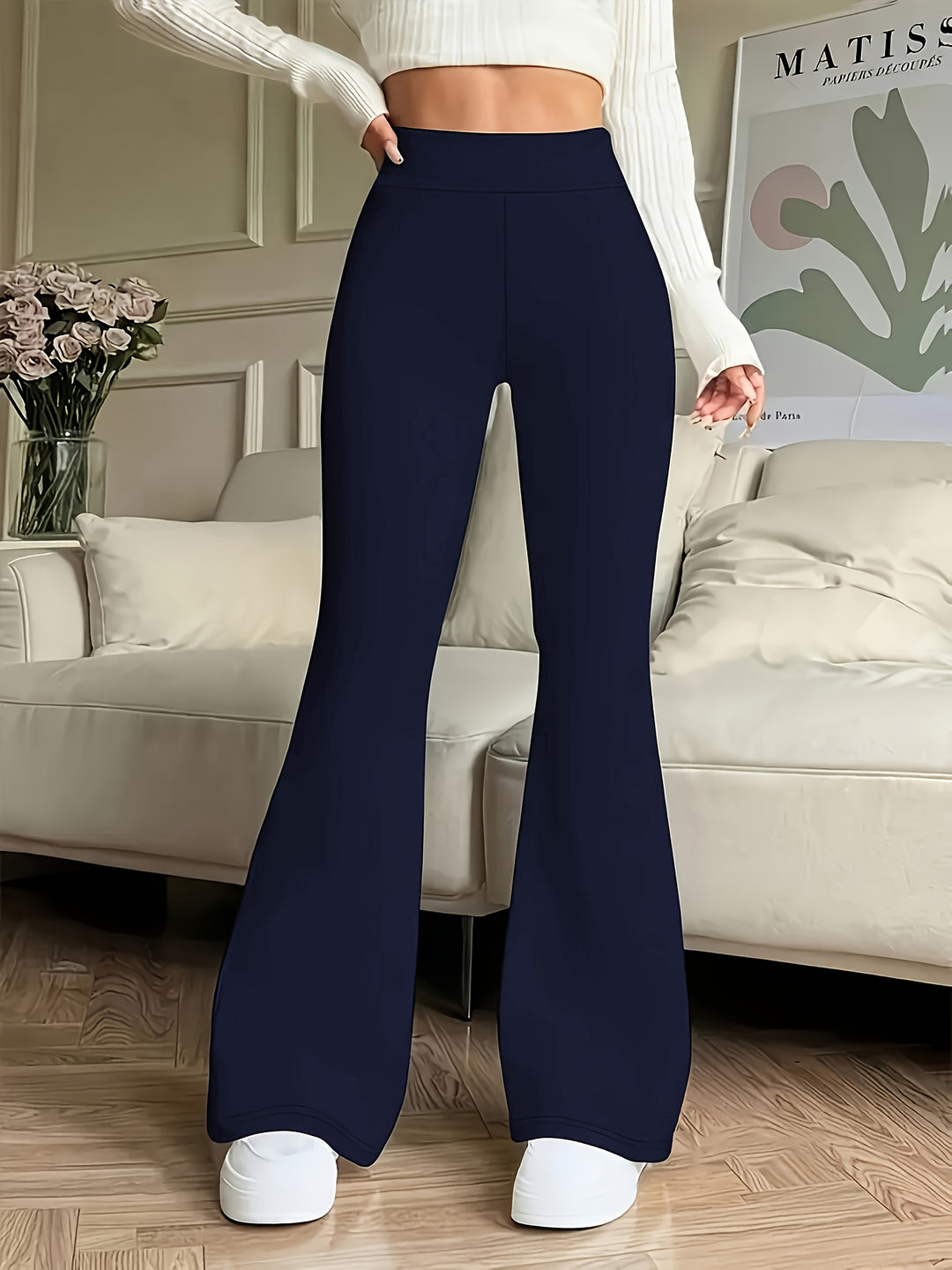 Broek - Hoge Taille & Uitlopende Pijp