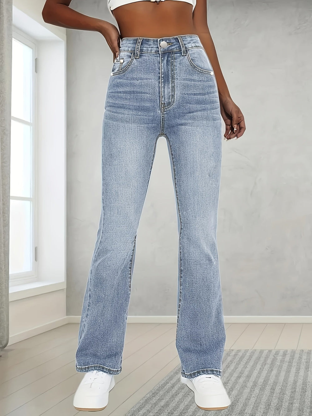 Broek - Losse Pasvorm & Hoge Taille Ontwerp