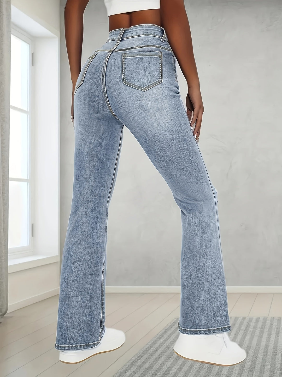 Broek - Losse Pasvorm & Hoge Taille Ontwerp