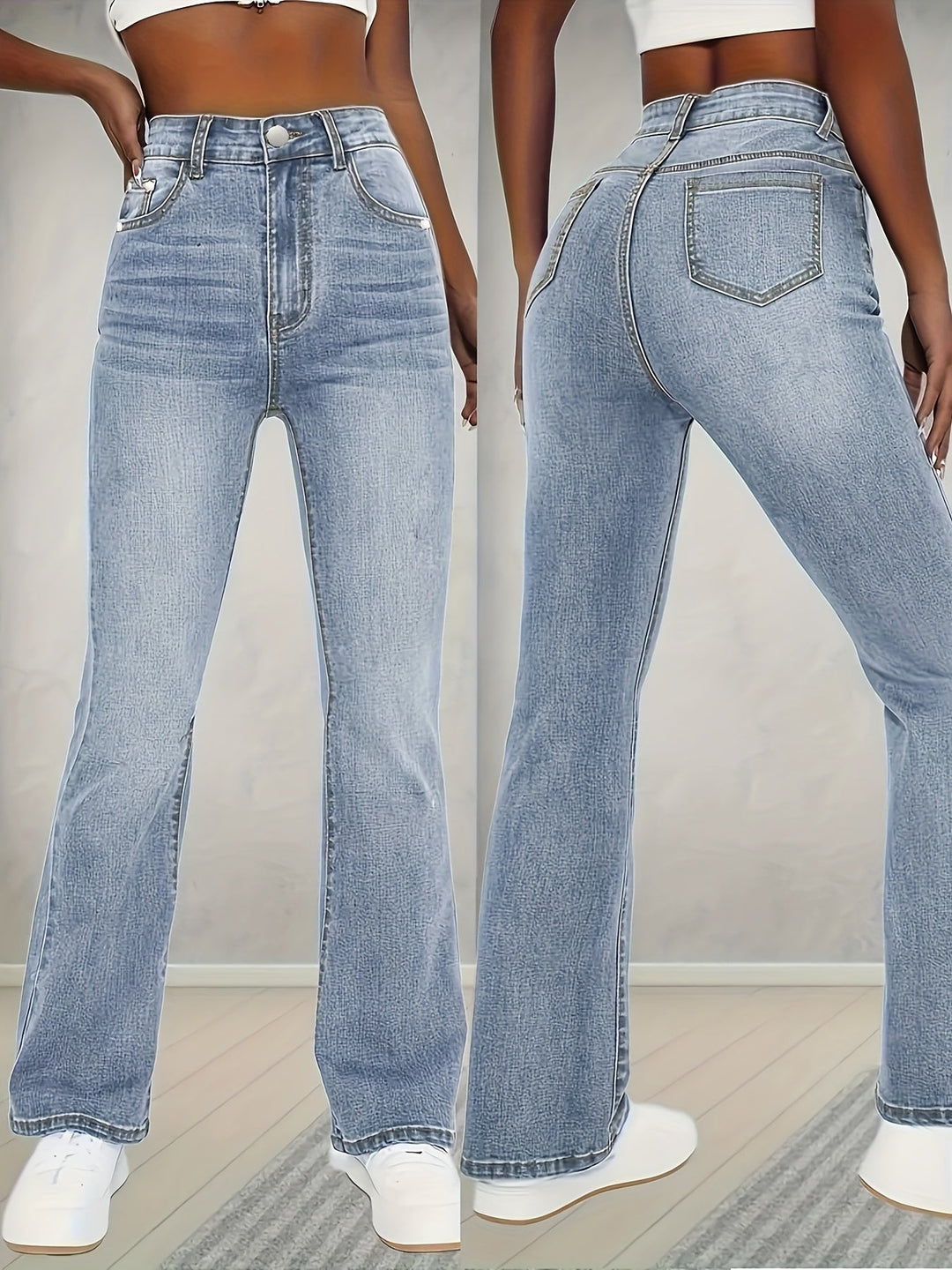 Broek - Losse Pasvorm & Hoge Taille Ontwerp