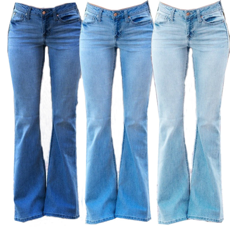 Broek - Middelhoge Taille & Uitlopend Onderstuk