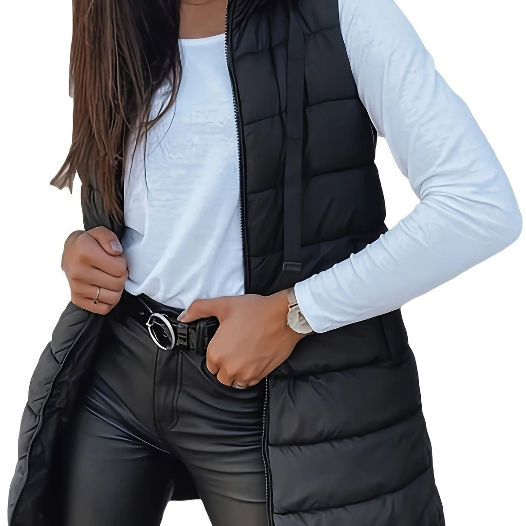 Capuchonvest – Katoenmix Rits Voor En Vrije Beweging