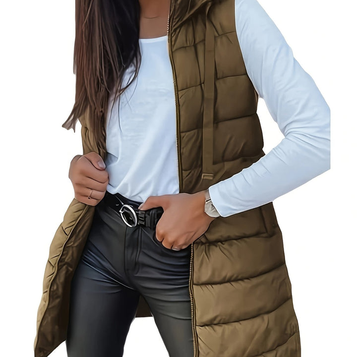 Capuchonvest – Katoenmix Rits Voor En Vrije Beweging